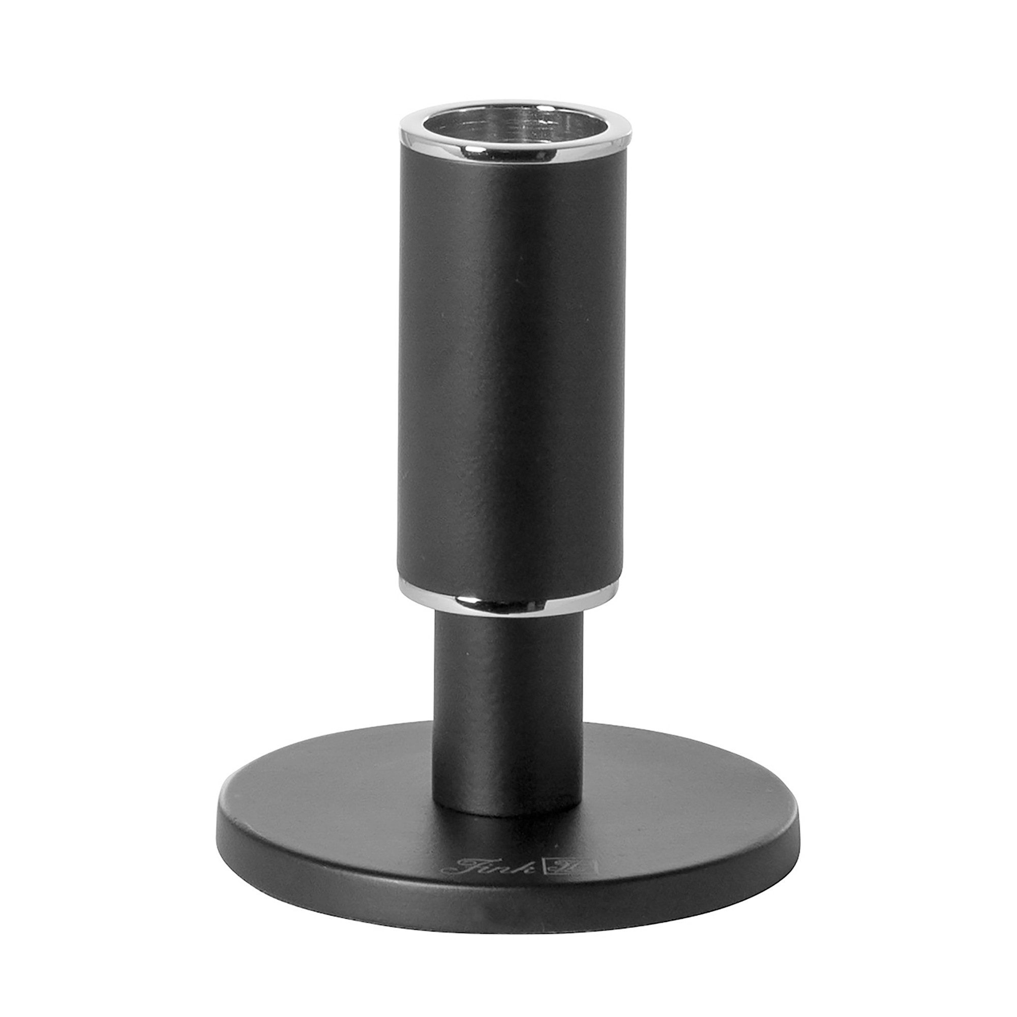 Fink Kerzenhalter RITMO - 2er Set Kerzenhalter aus Edelstahl in Schwarz - Stabkerzen (2er Set, 1 St., 2 Stück), Stabkerzenleuchter - Dekoration - Geschenkeset - – Bild 3 von 5