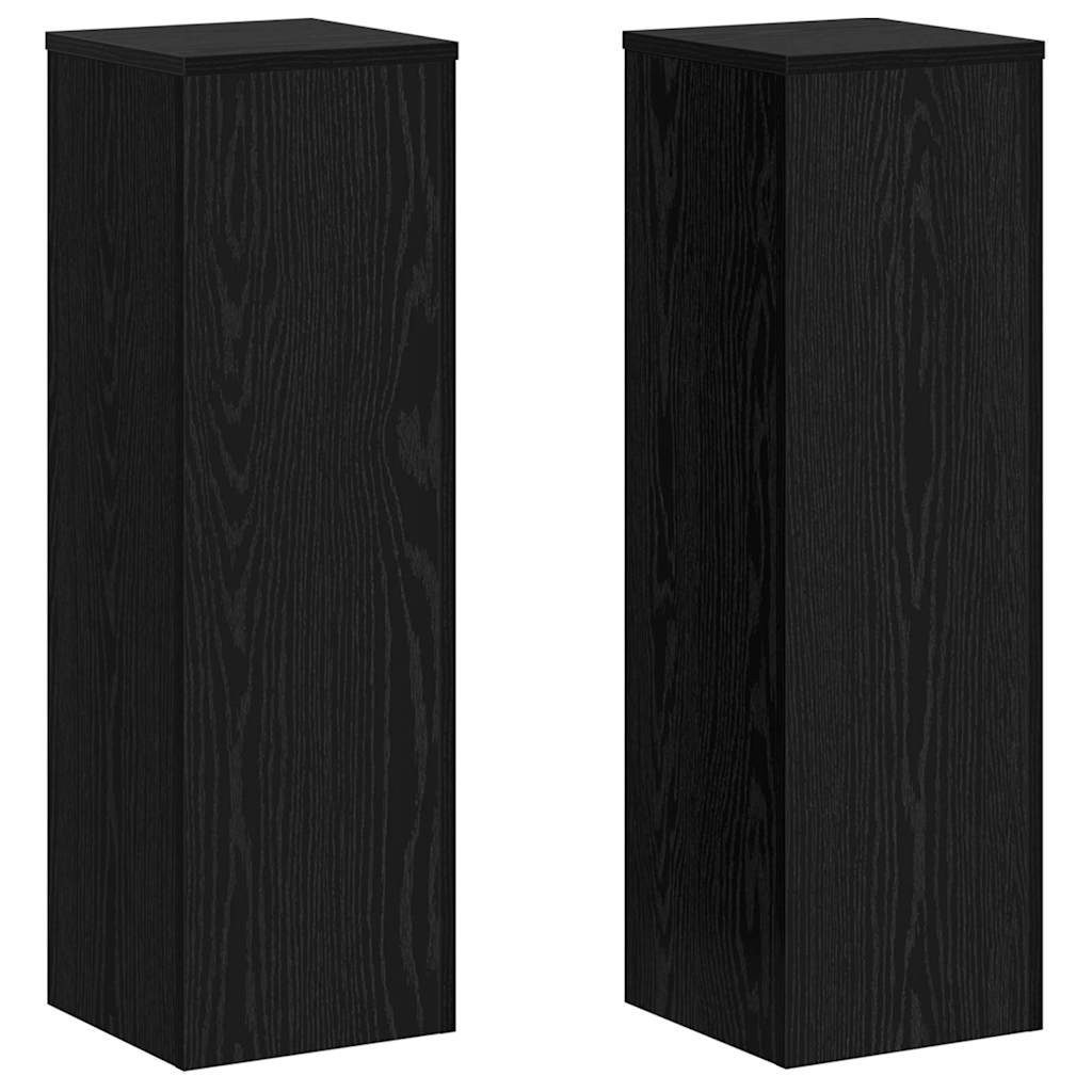 vidaXL Blumenständer Pflanzenständer 2 pcs Schwarze günstig online kaufen