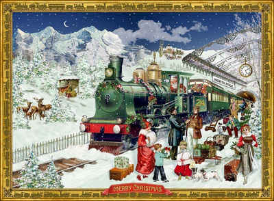 COPPENRATH DIE SPIEGELBURG Wandkalender Nostalgische Eisenbahn