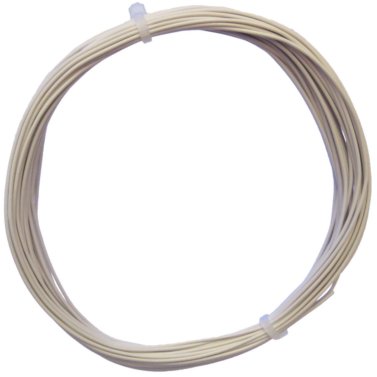 world-trading-net 10m Litze flexibel weiß 0,14mm² - Ø1,1mm Elektro-Kabel