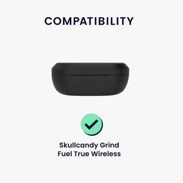 kwmobile Kopfhörer-Schutzhülle Hülle für Skullcandy Grind Fuel True Wireless, Silikon Schutzhülle Etui Case Cover für In-Ear Headphones
