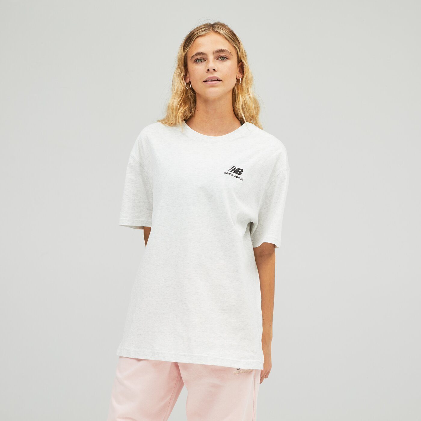 New Balance Kurzarmshirt Uni-ssentials Cotton T-Shirt SAH SEASTHTR