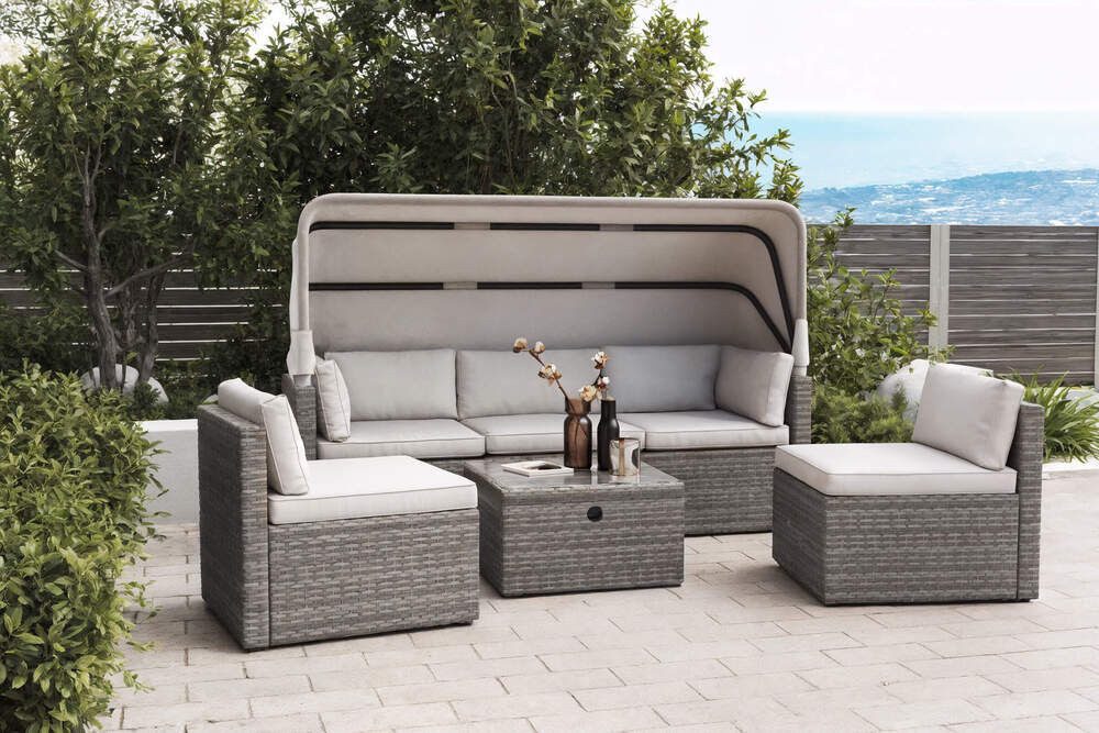 OUTFLEXX Gartenlounge-Set Gartenlounge