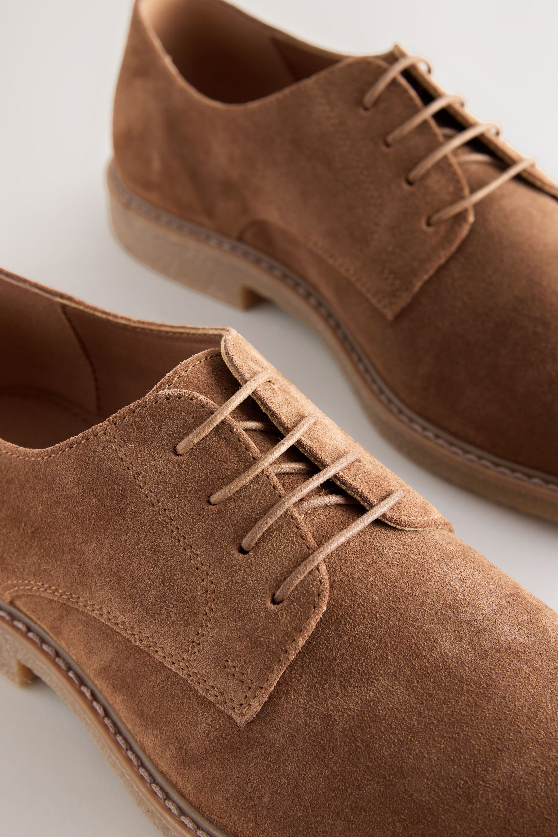 Next Derby-Schuhe aus Veloursleder Schnürschuh (1-tlg)