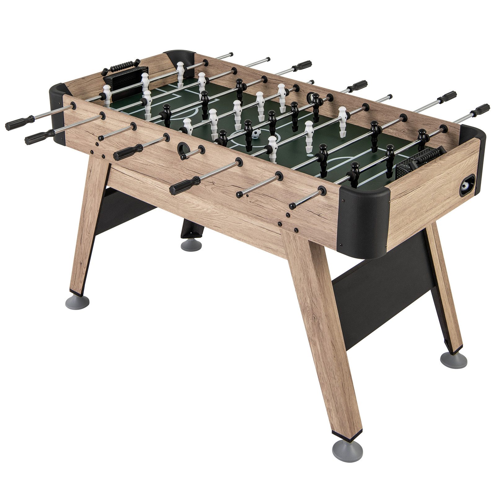 COSTWAY Kickertisch, Fußballtisch, 117 x 67,5 x 84,5 cm, für Erwachsene & Kinder