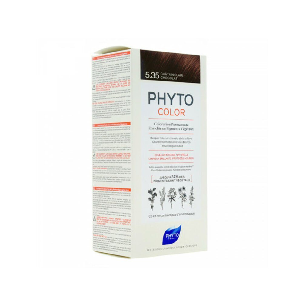 Phyto Paris Mascara Phyto Phyto Color 5.35 Hellbraun Schokolade Pack 2x50 ml