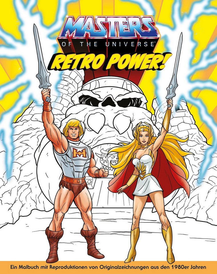Masters of the Universe: Retro Power! Malbuch / Mattel