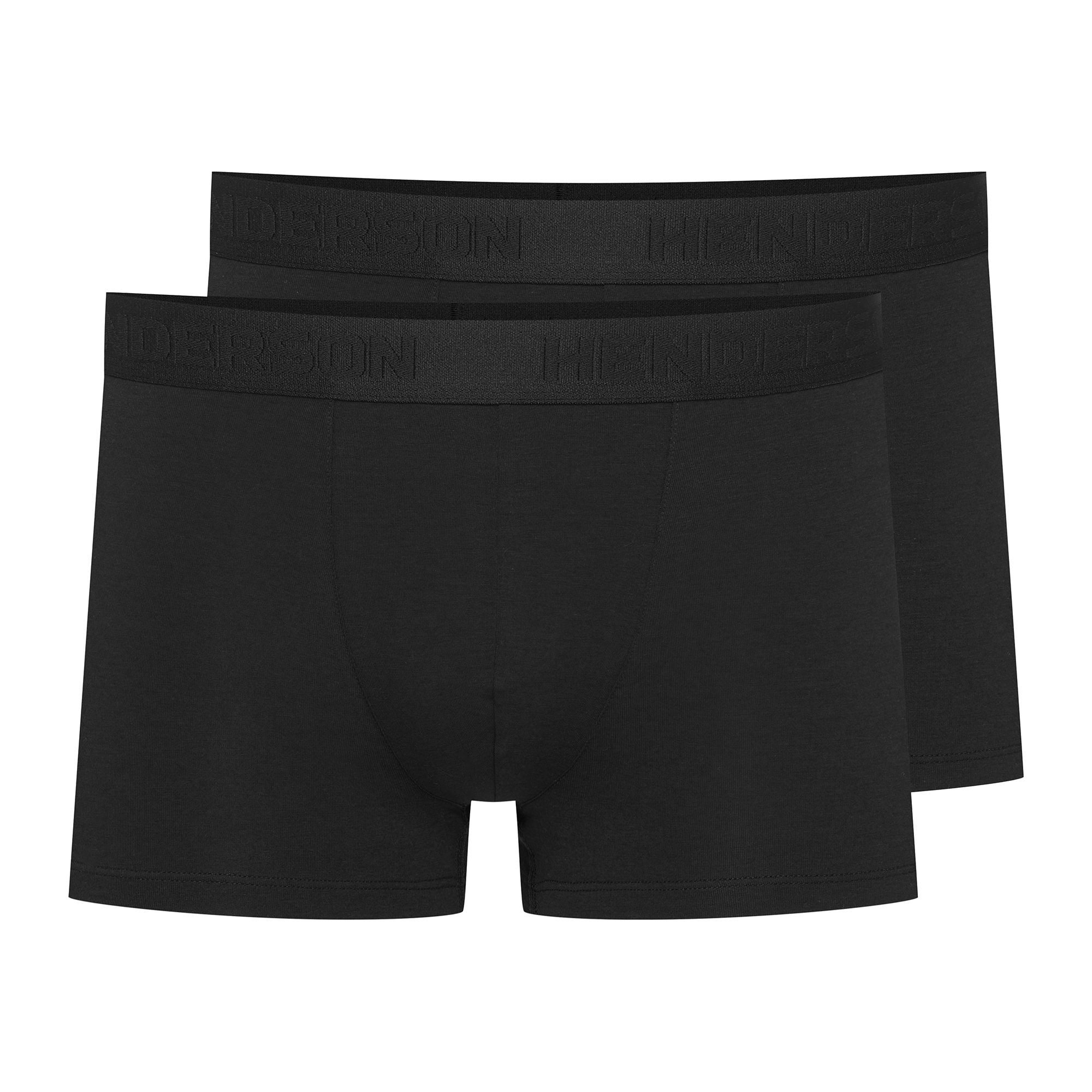 Henderson Boxershorts Boxershorts Doppelpack aus Baumwolle Mix Atmungsaktiv bequem Domme (2-St)