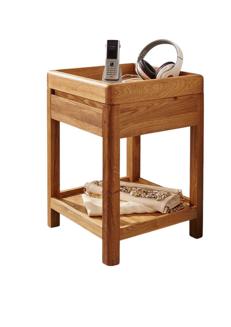 Main Möbel Telefontisch 40x60cm 'Bayreuth' Wildeiche massiv