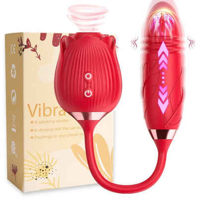 LETGOSPT G-Punkt-Vibrator Rosen Klitoral Vibrator, G-Punkt Vaginal Massager