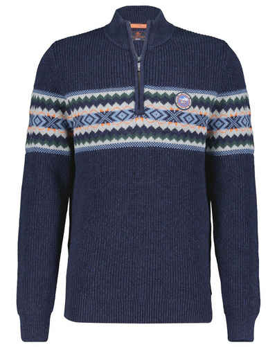 New Zealand Auckland Strickpullover NZA New Zealand Auckland Norweger Pullover - dunkelblau (1-tlg)