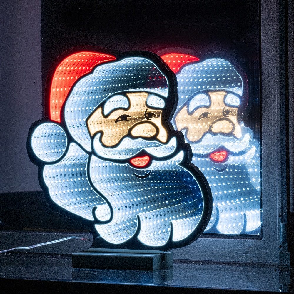 Star-Max LED Fensterbild 36036 LED-Santa mit Infinity Effekt 204 SMD LED 28 günstig online kaufen