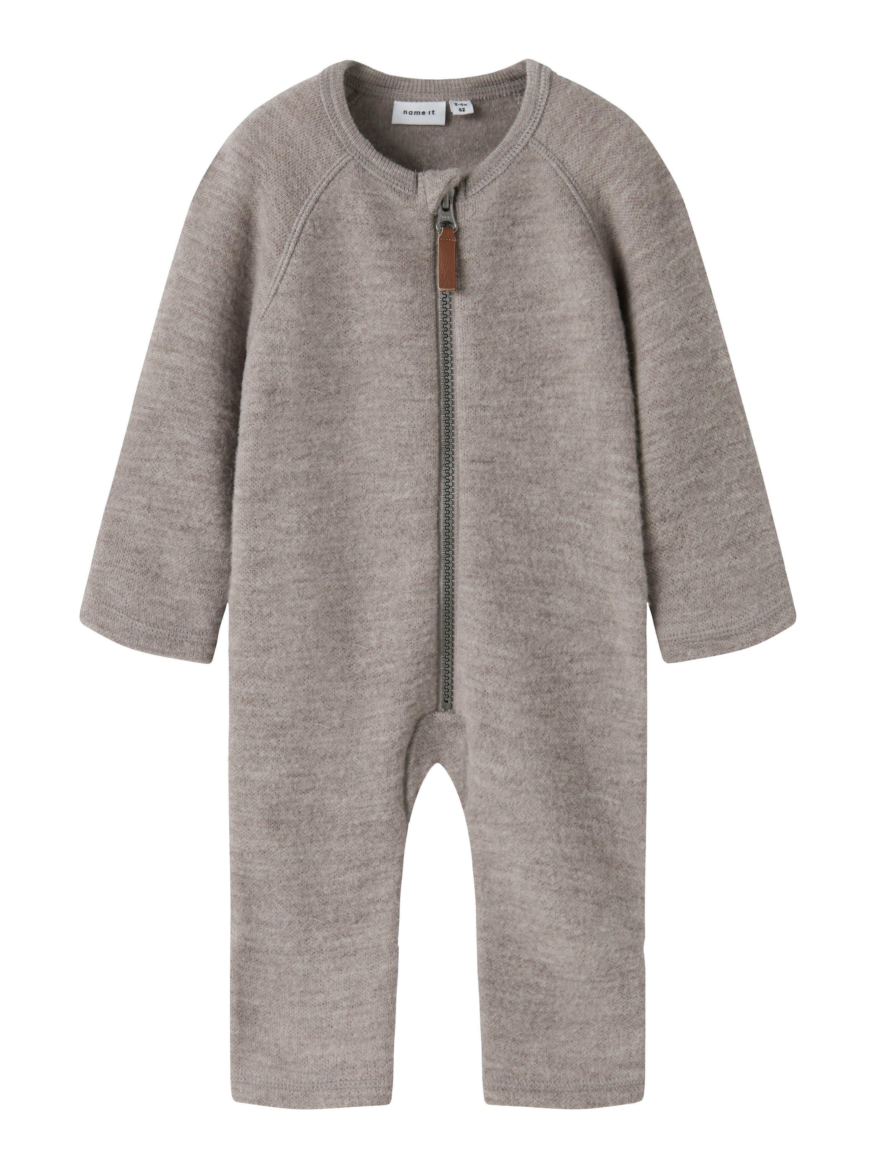 Name It Overall NBFWMINO WOOL BRU LS SUIT NOOS