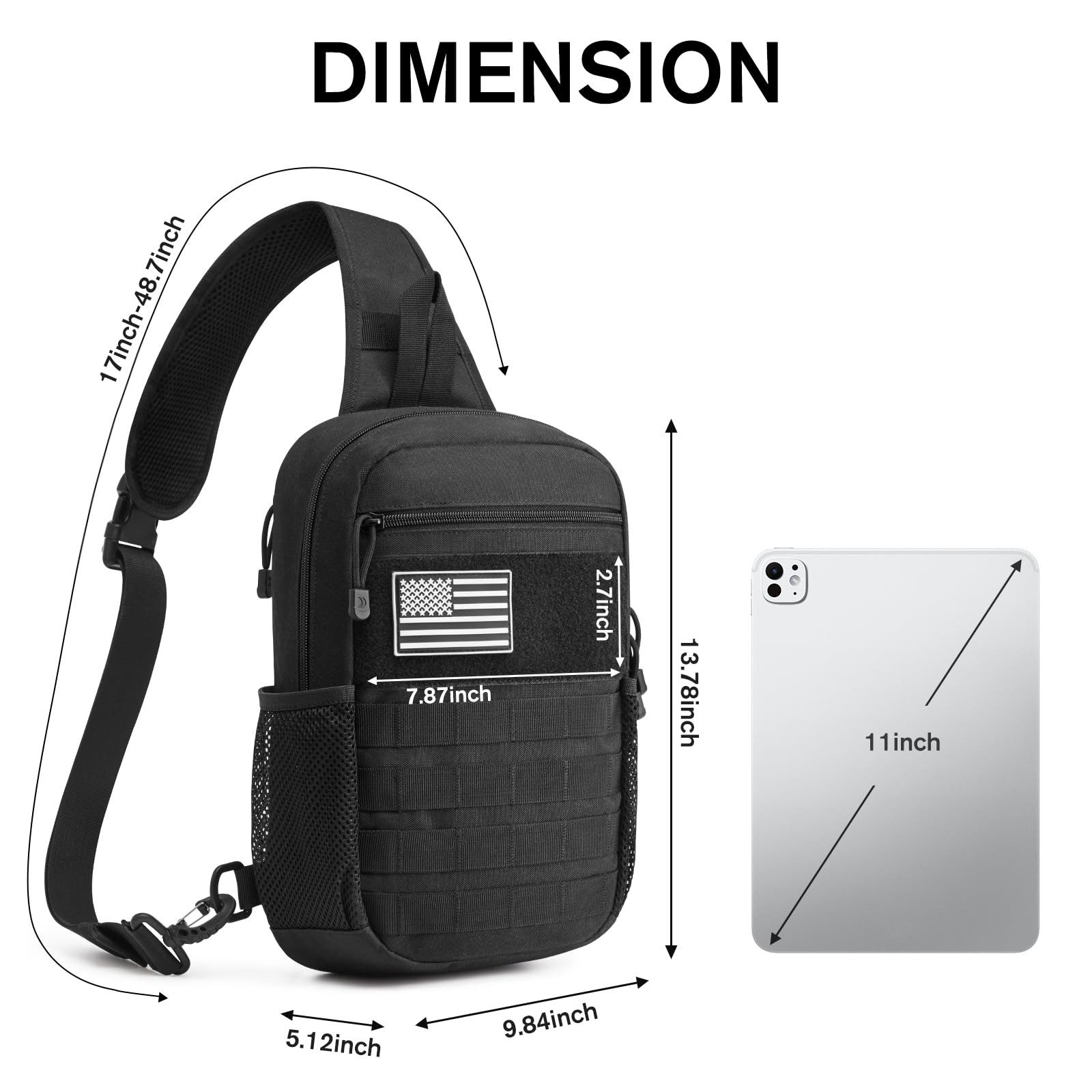 G4Free Umhängetasche, Taktischer Ein-Schulter-Rucksack, Militär-Schultertas günstig online kaufen