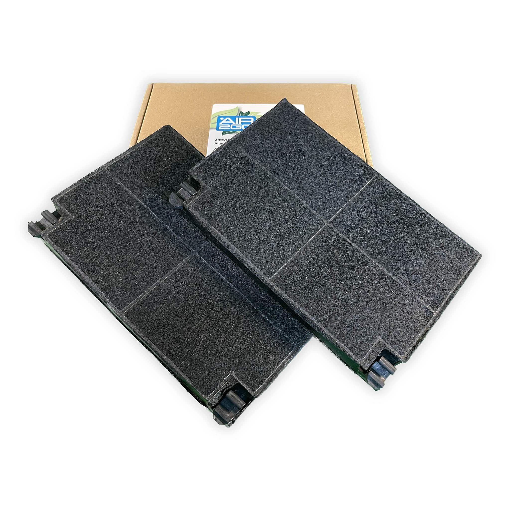 AIR2GO Aktivkohlefilter als Ersatz für Electrolux MCFE16 / 9029800621 2St., Zubehör für Aktivkohlefilter für ELECTROLUX DAK6035SW, DAK6035WE, DAL6035SW, DAL6035WE, DAV75X, EFP90541X, EFP60033X, EFP60241X, EFP60271X, EFP6519, EFP6529, EFP90541X, IH AXIA X, IHAXIA, Passend für Dunstabzugshauben von ELECTROLUX