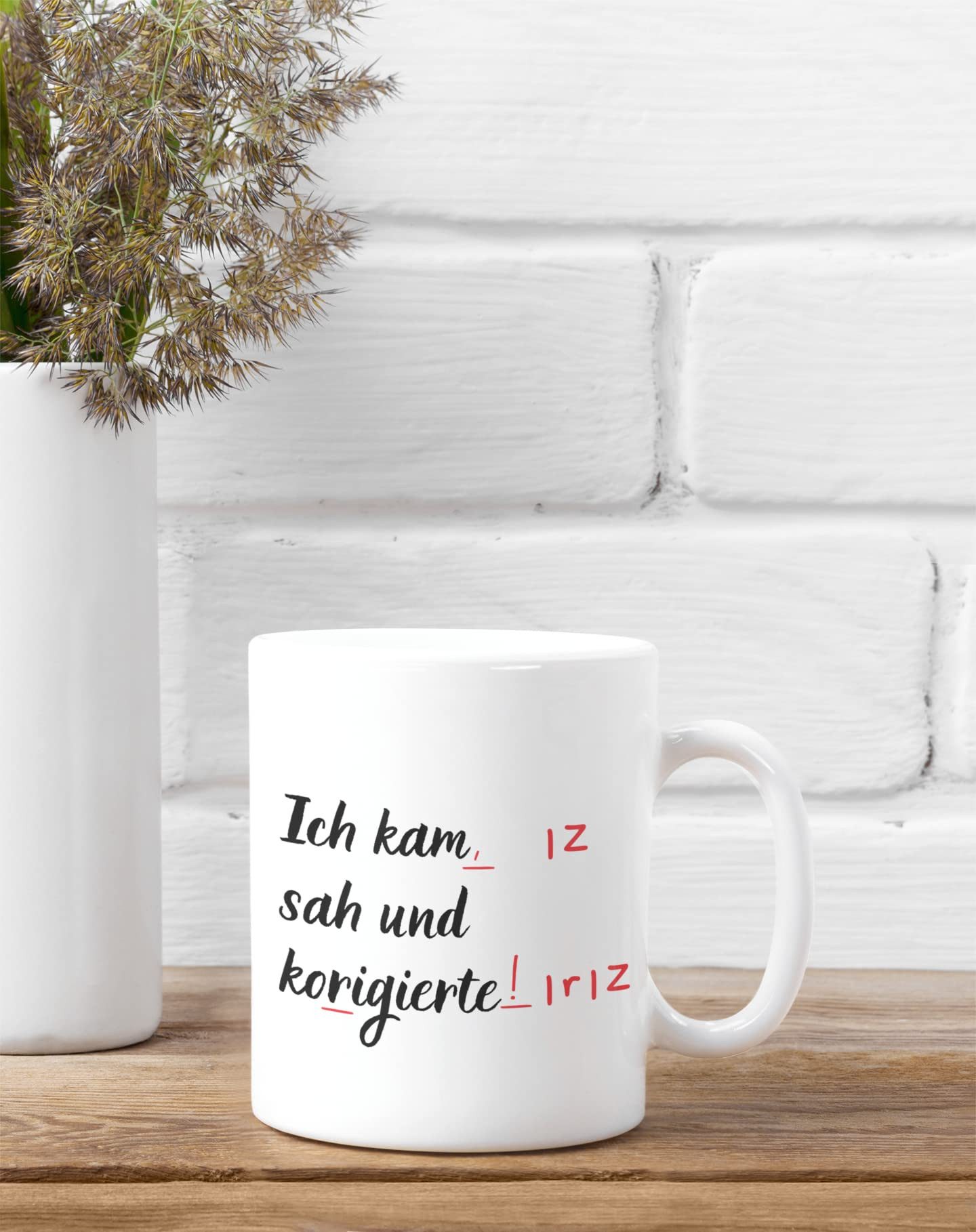 Geschenkehöhle Tasse Lustige Spruch Kaffeetasse I spülmaschinenfest & beidseitig bedruckt, 330 ml Fassungsvermögen ideal für Kaffee, Tee oder andere Heißgetränke