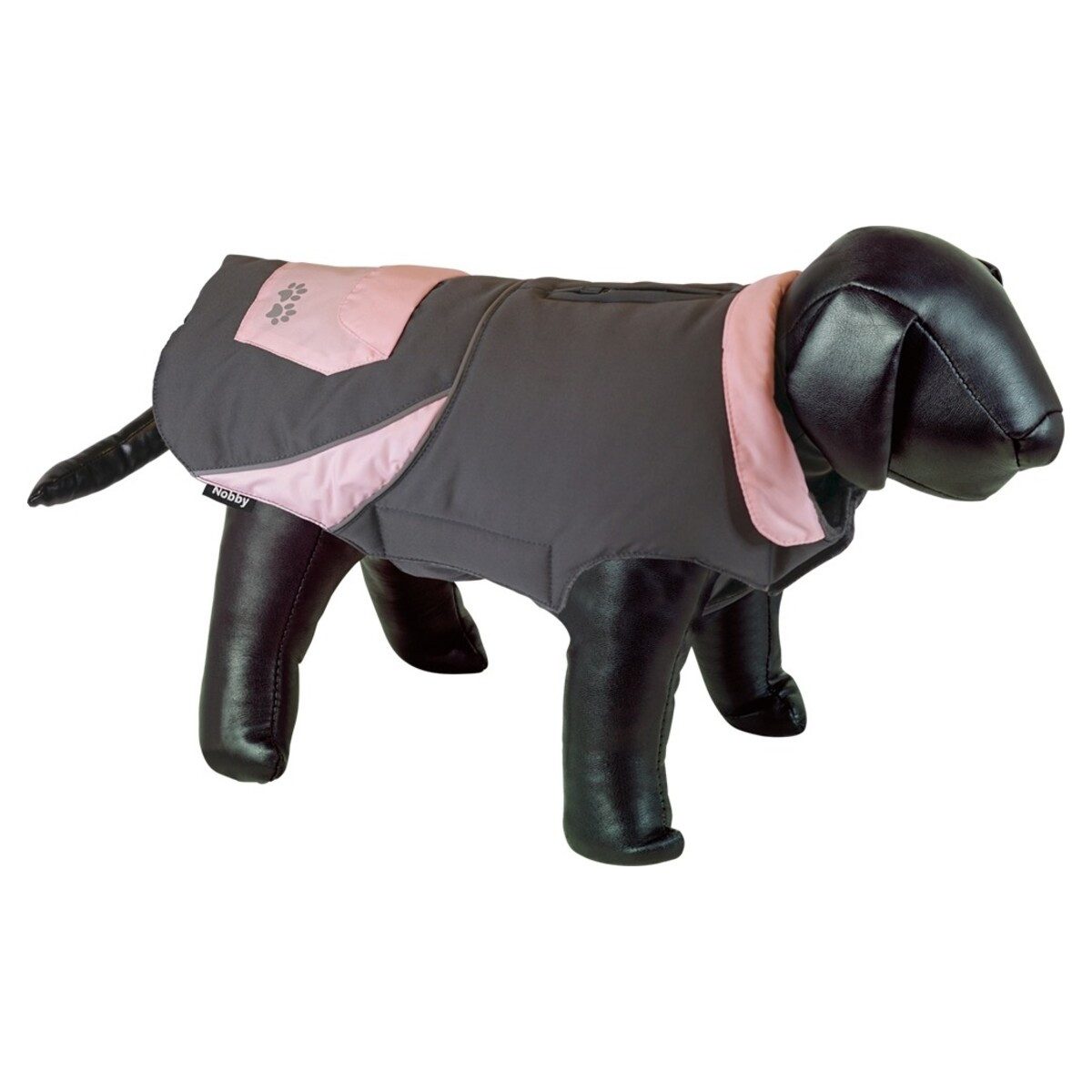 Nobby Hundemantel Hundemantel Elva grau-rosa