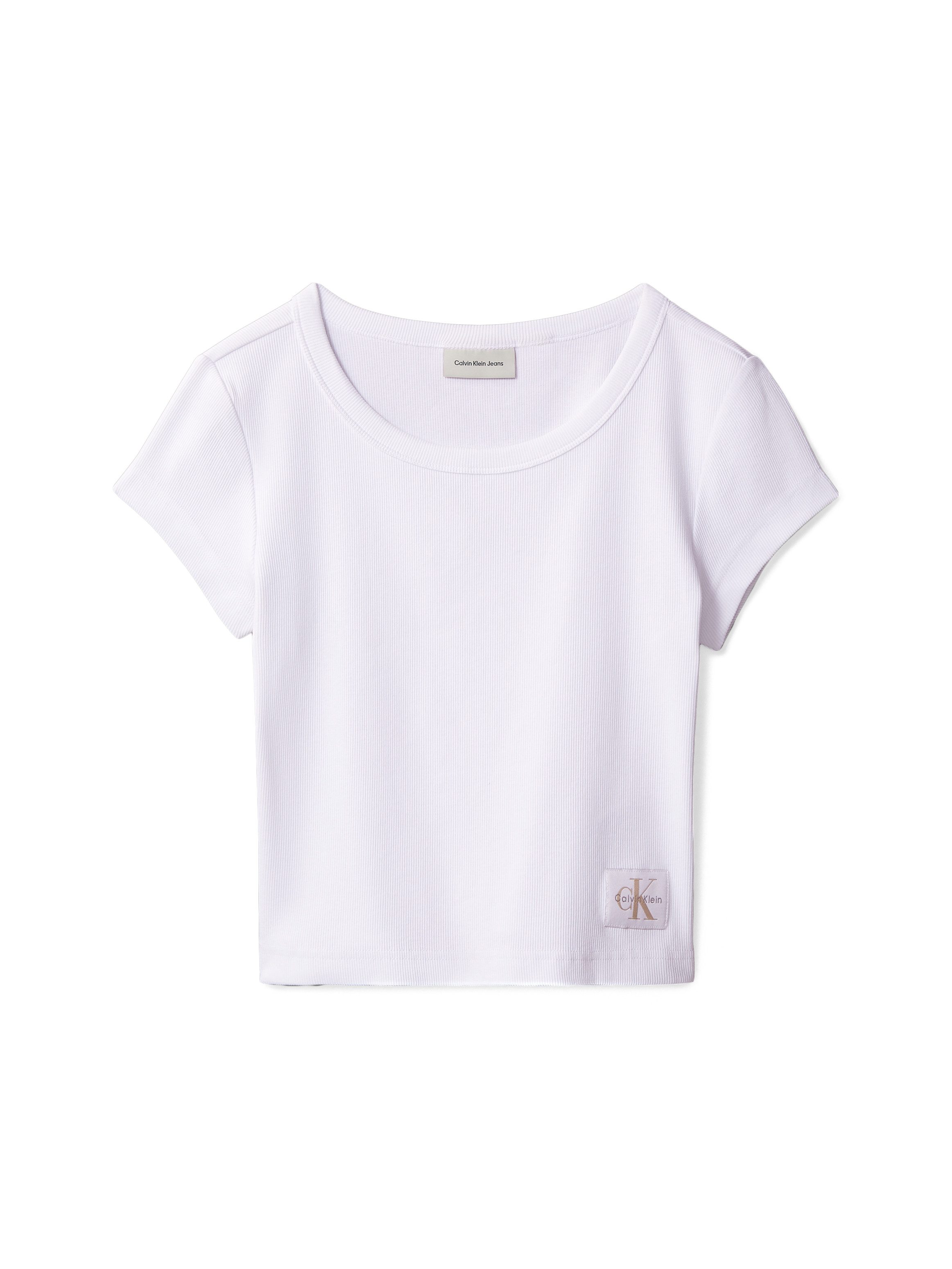 T-Shirt WOVEN LABEL BABY RIB