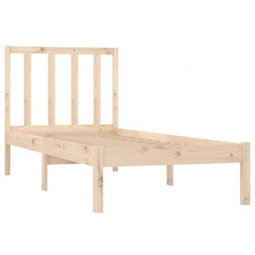 vidaXL Bett Massivholzbett Kiefer 90x190 cm