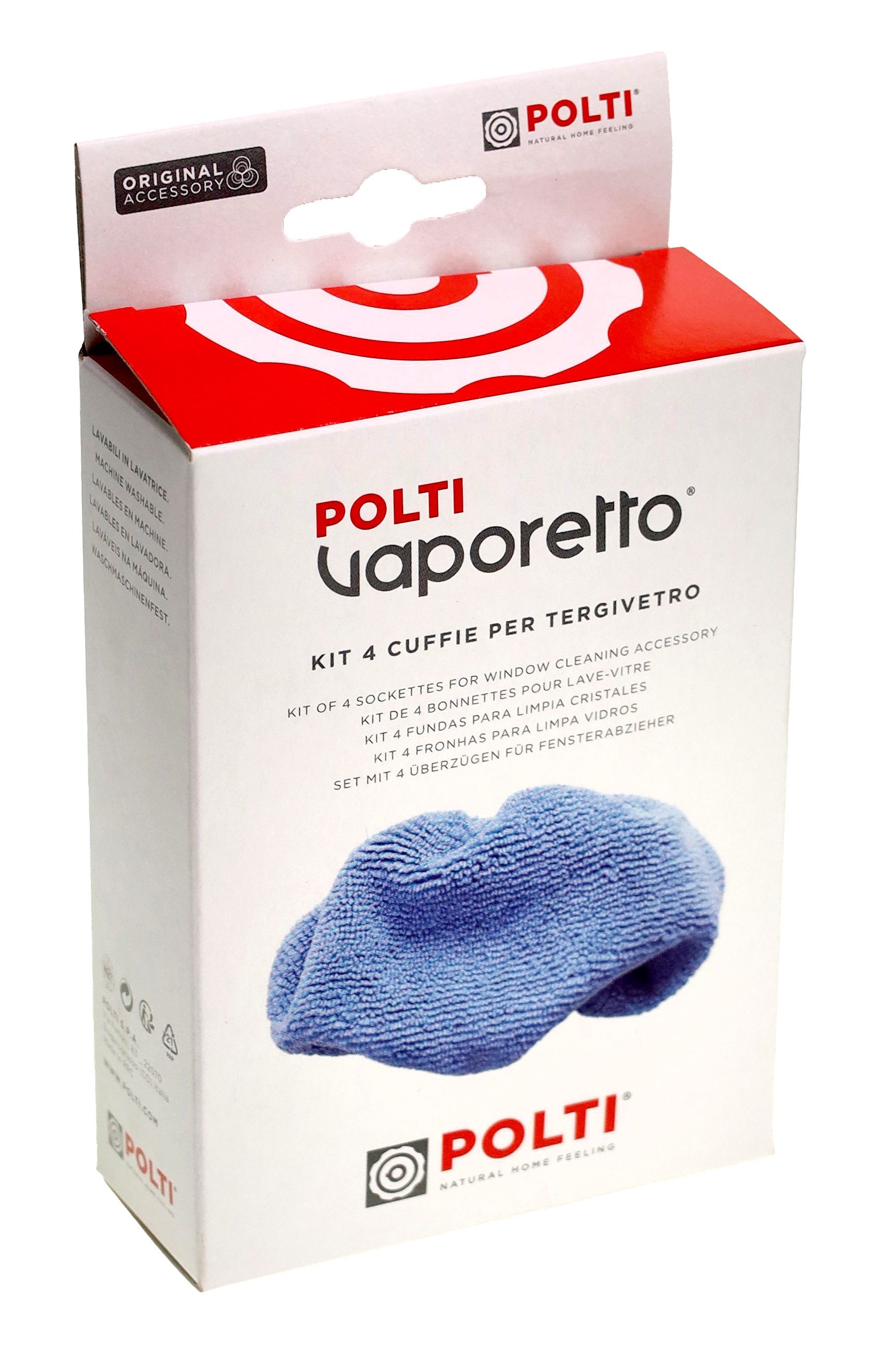 Saugroboter Zubehör-Set POLTI PAEU0396 Fenstertücher für SV660 SV650 SV620 SV610 Vaporetto