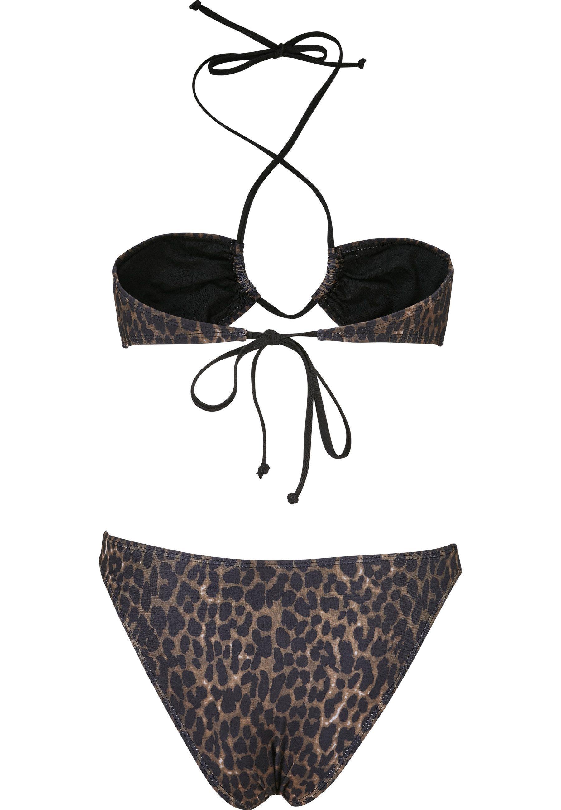 URBAN CLASSICS Bügel-Bikini Urban Classics Damen Ladies AOP Hot V Bikini