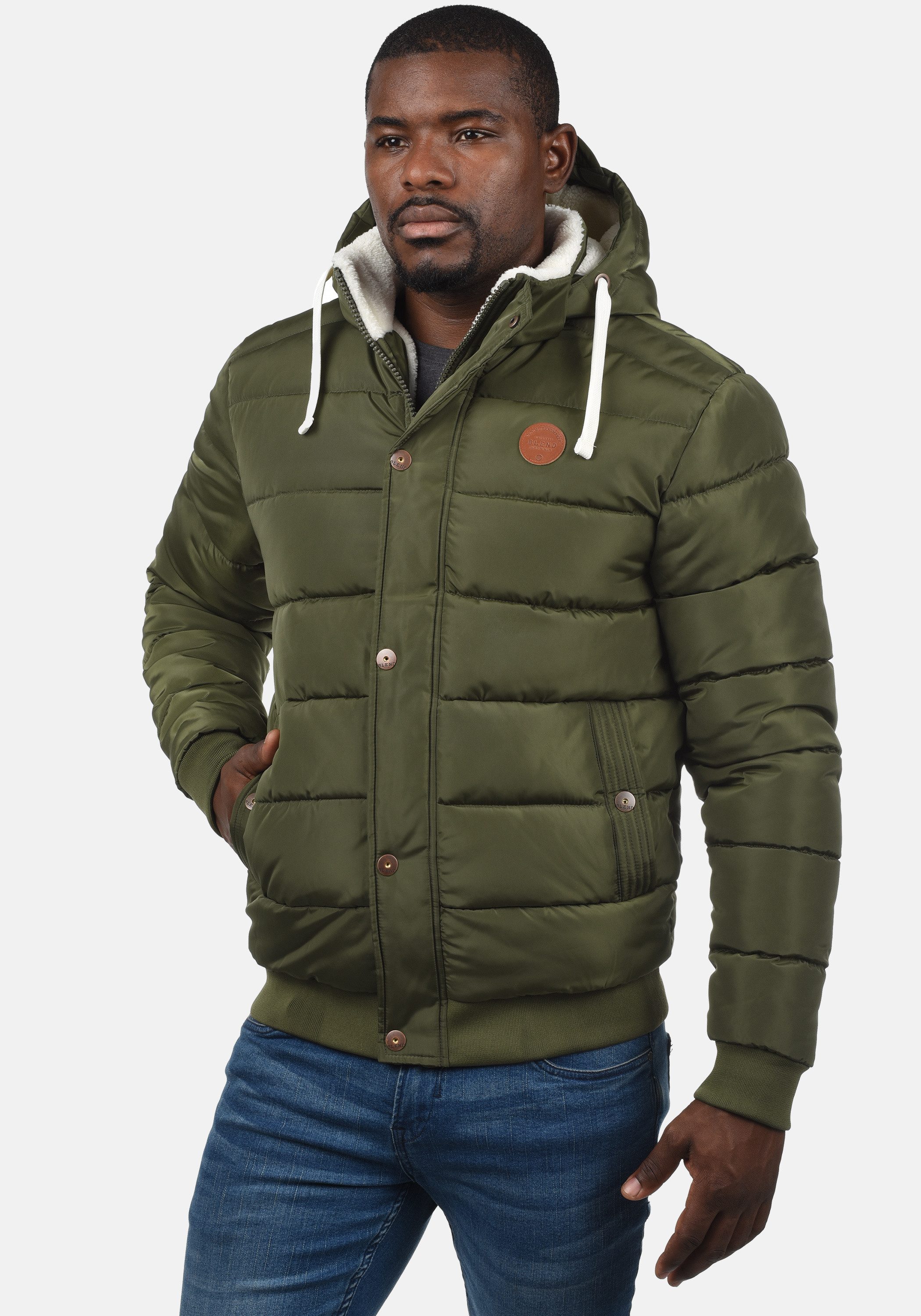 Blend Winterjacke BHFrederico Warme Jacke mit abnehmbarer Kapuze