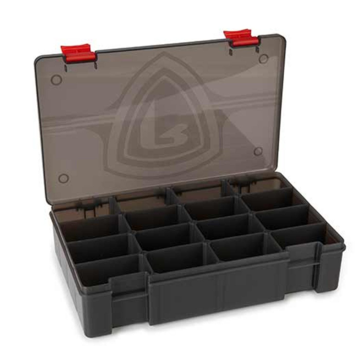 Fox Rage Angelkoffer Fox Rage Stack and Store Shield Storage 16 Comp Large Deep - Köderbox
