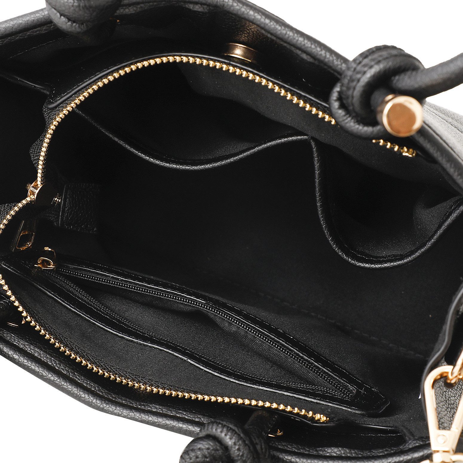 MARCO TOZZI Henkeltasche, Damen Umhängetasche, Schultertasche mit wertigm Logoschriftzug