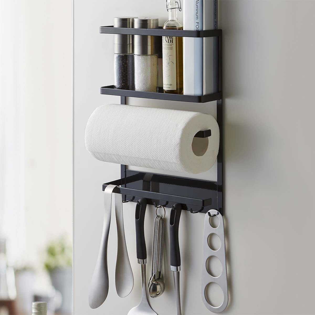 Yamazaki Küchenregal "Tower" Küchenorganizer 24x34x6cm magnetisch, günstig online kaufen