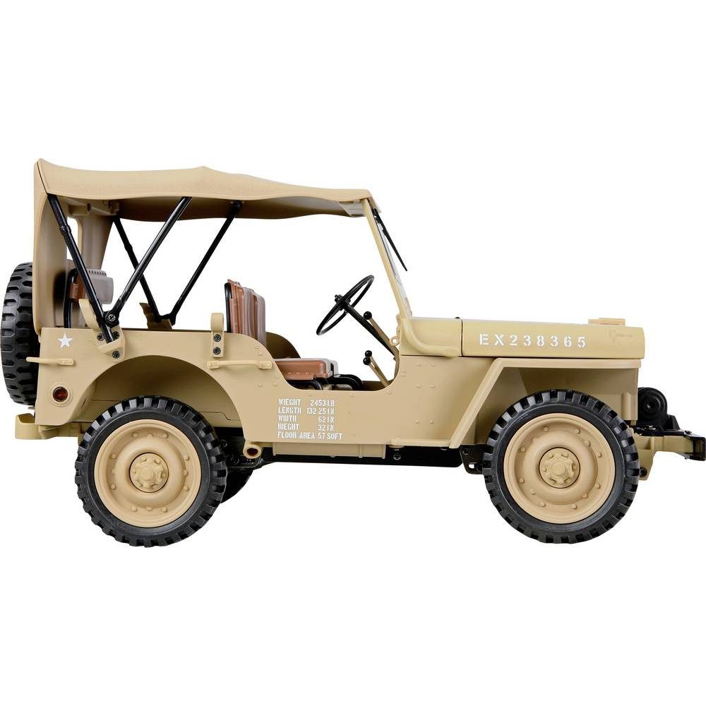 Amewi RC-Auto Jeep Willys MB Scale Crawler Brushed 1:14 RC Modellauto Elektro