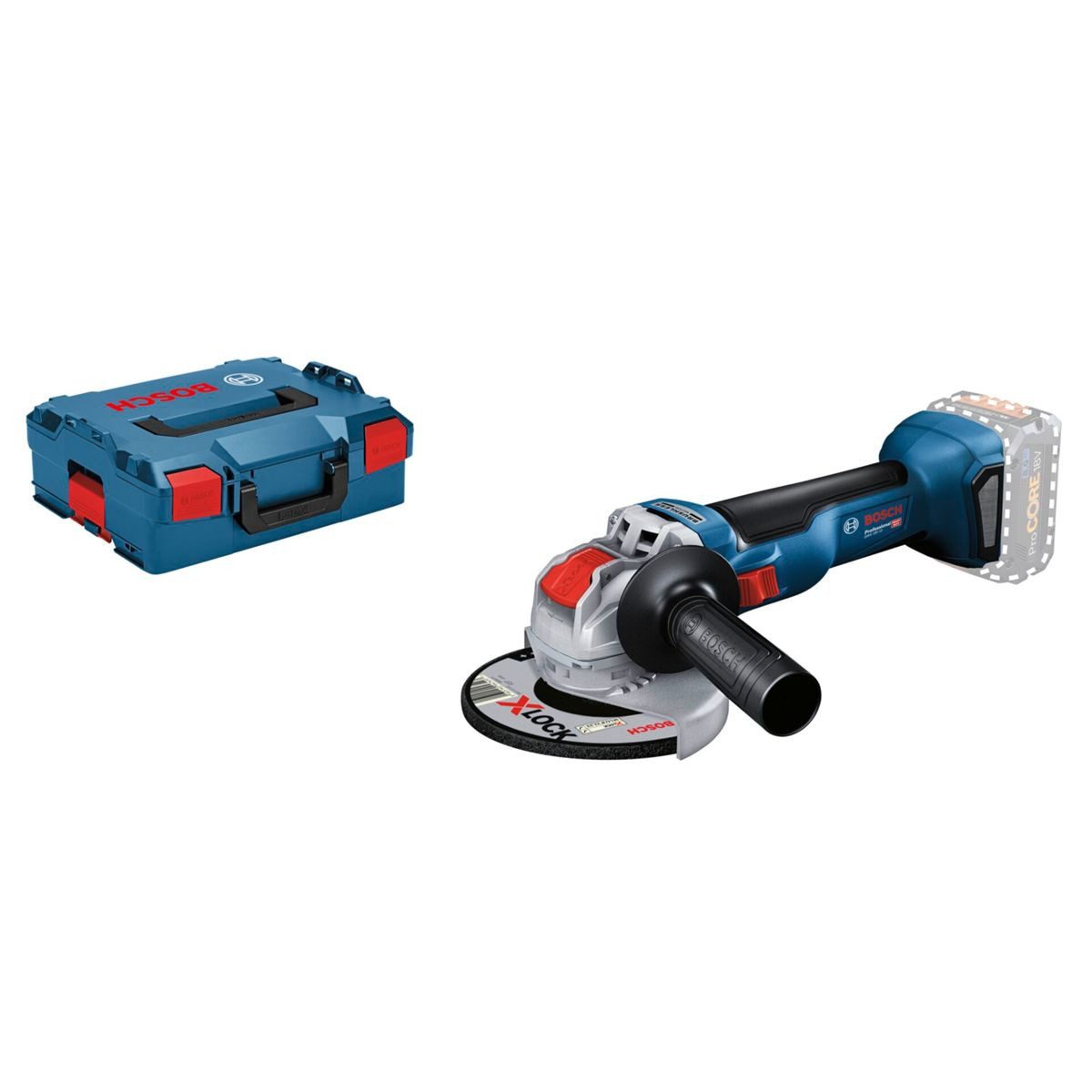 BOSCH Winkelschleifer GWX 18V-10 solo CLC Akku-Winkelschleifer