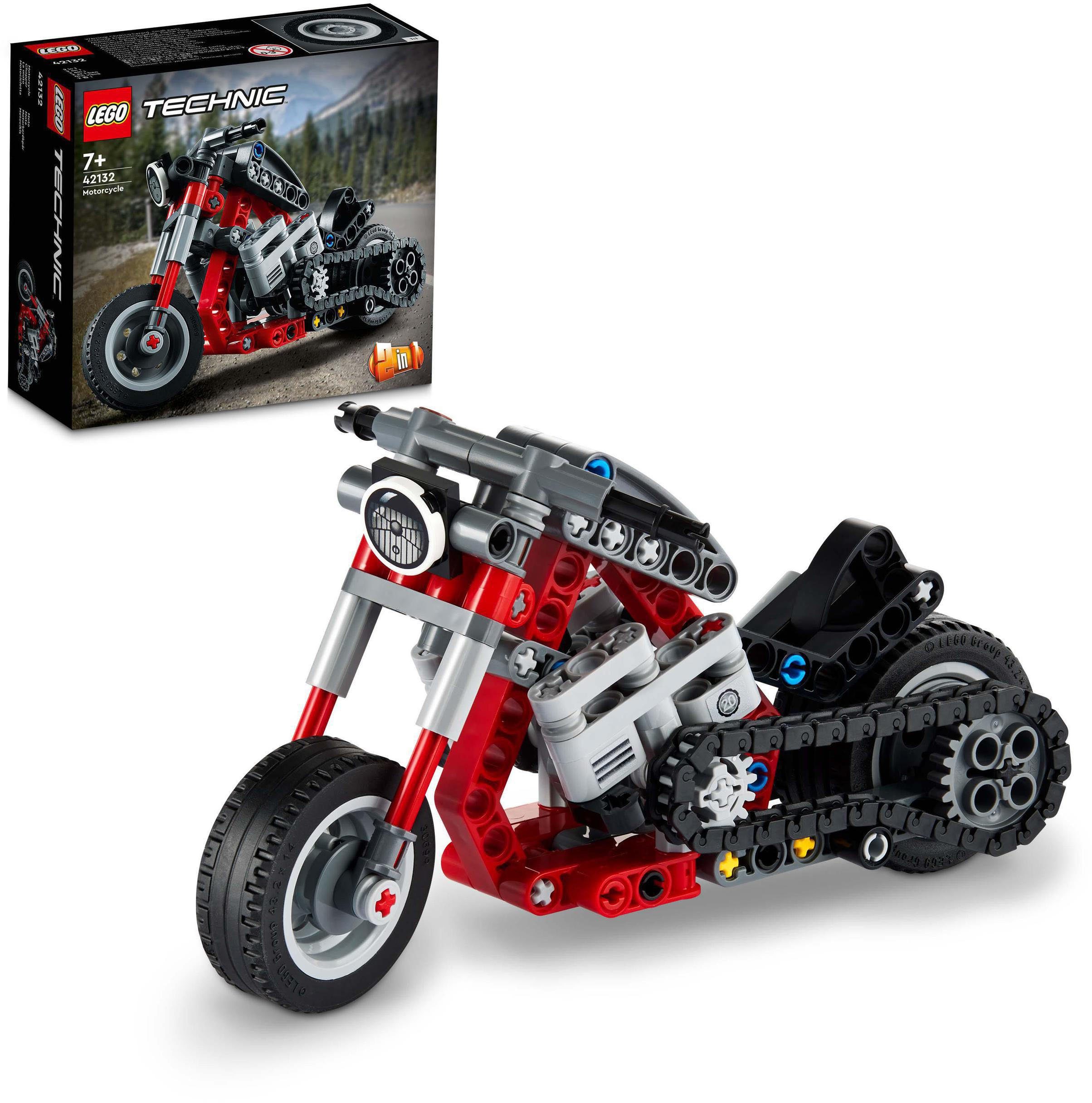 LEGO® Konstruktionsspielsteine »Chopper (42132), LEGO® Technic 2in1«, (163  St) online kaufen | OTTO