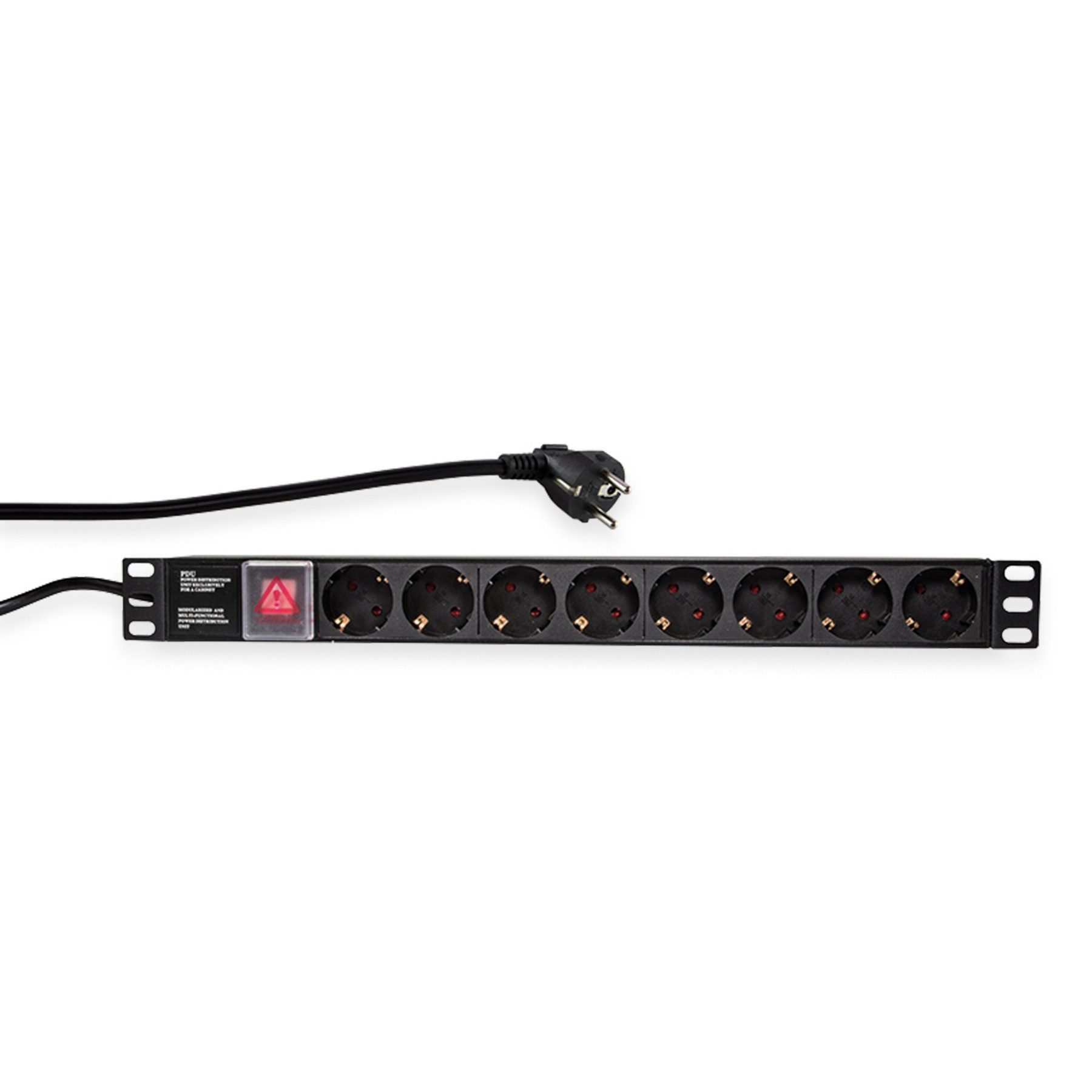 LOGILINK Steckdosenleiste 19", 8-fach Steckdosenleiste
