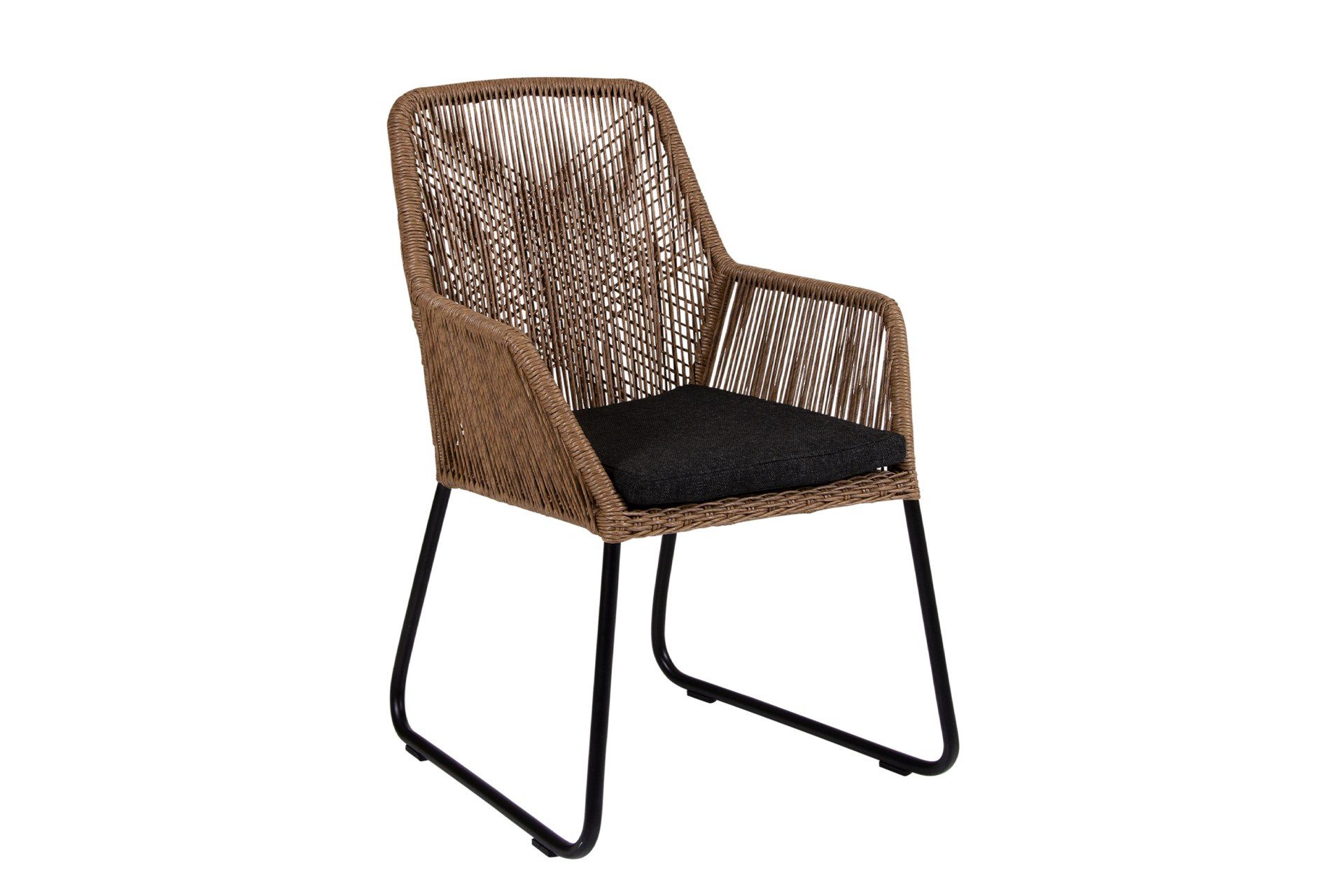 Brafab Gartenstuhl Midway aus Rattan, Braun
