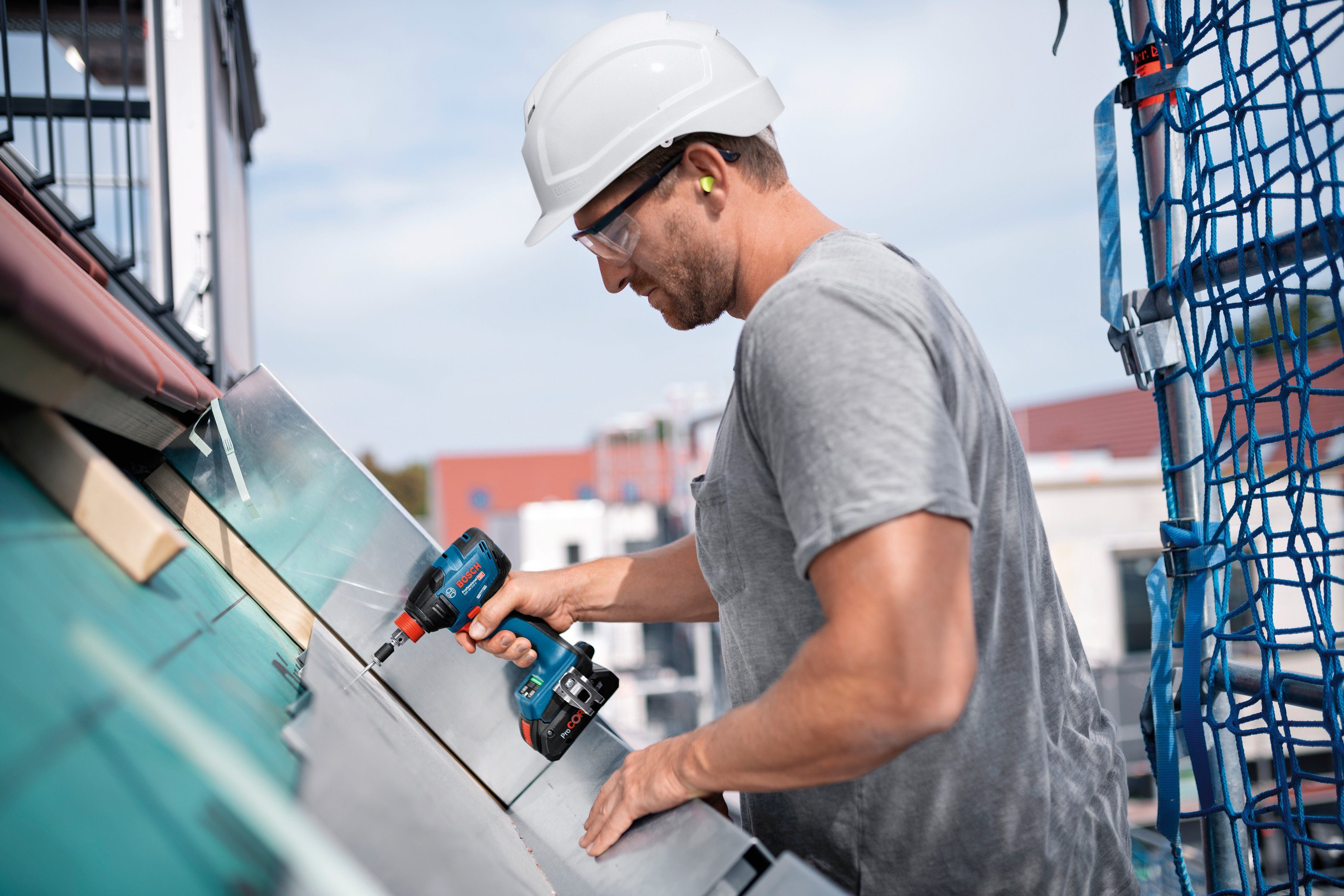 Bosch Professional Akku-Drehschlagschrauber GDX 18V-210 C, 3400 U/min, 210 Nm, L-Boxx, ohne Akku und Ladegerät