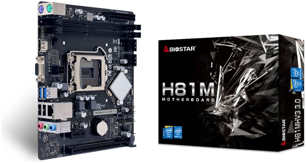 Biostar H81MHV3 3.0 H81 Mainboard
