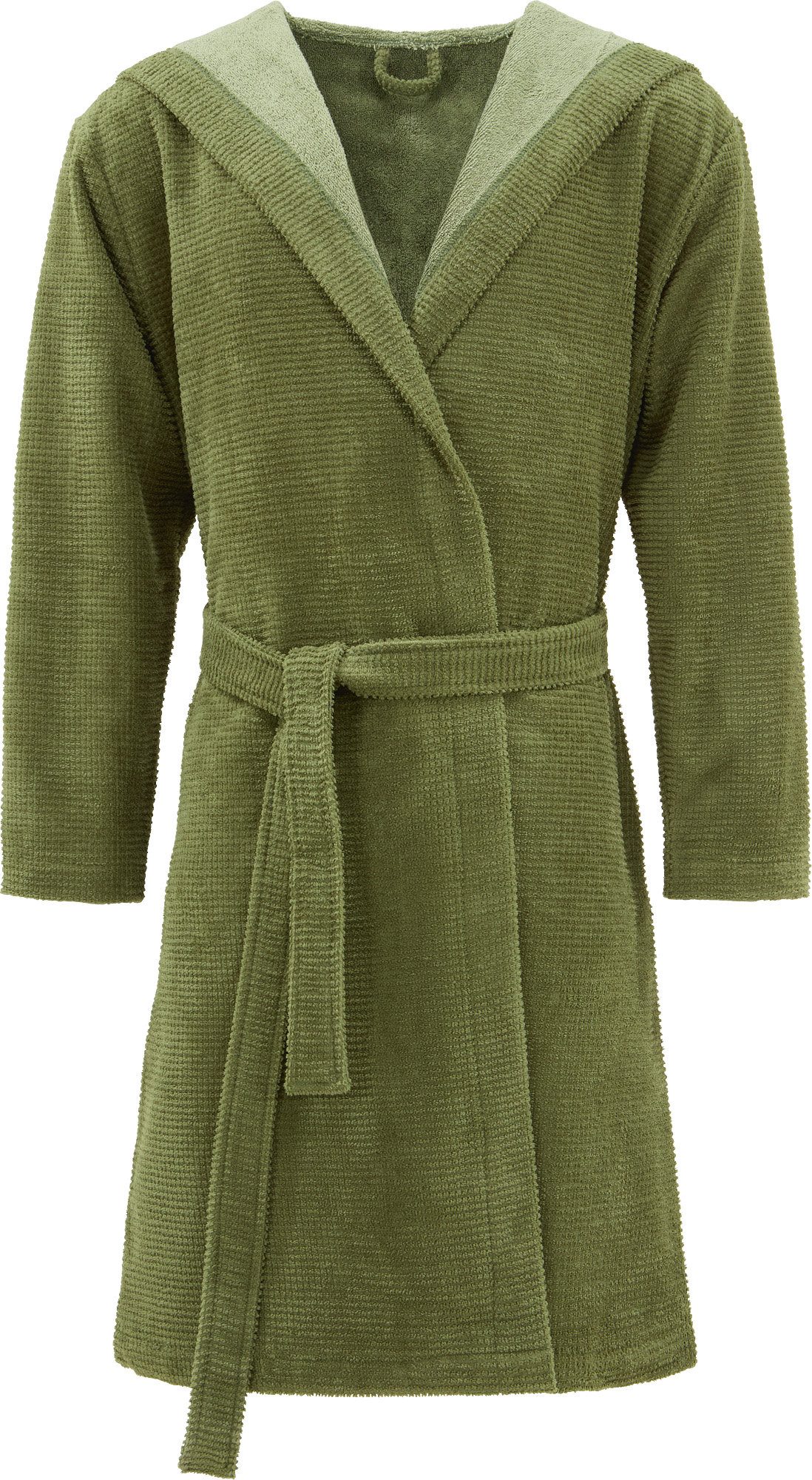 Erwin Müller Bademantel Unisex-Bademantel "Schwanau", Kurzform, mit Kapuze, günstig online kaufen