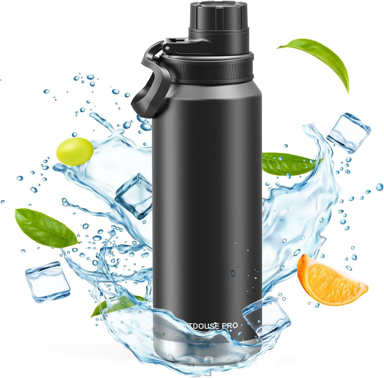 Thermobecher Auslaufsicherer Trinkflasche für Sport Outdoor