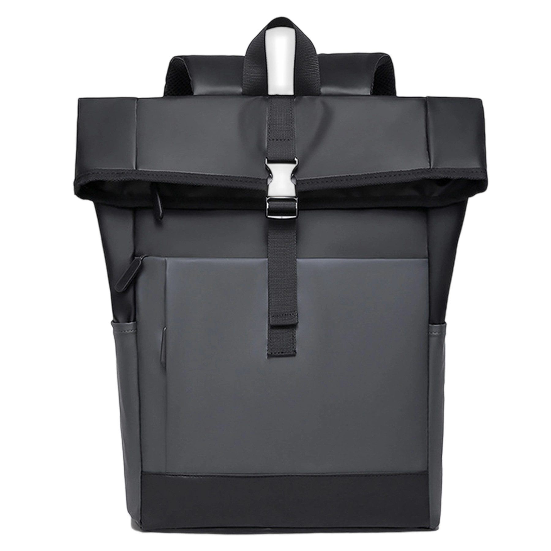 Mutig Rucksack Rolltop Rucksack Herren Damen wasserdicht (Laptop Rucksack 15 Zoll, Schulrucksack, Daypack), Fahrradrucksack für Uni, Arbeit, Freizeit, Reisen, City & Business