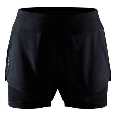 Craft Laufshorts Essence ADV 2-in1-Shorts mit Reißverschlusstasche an der Rückseite