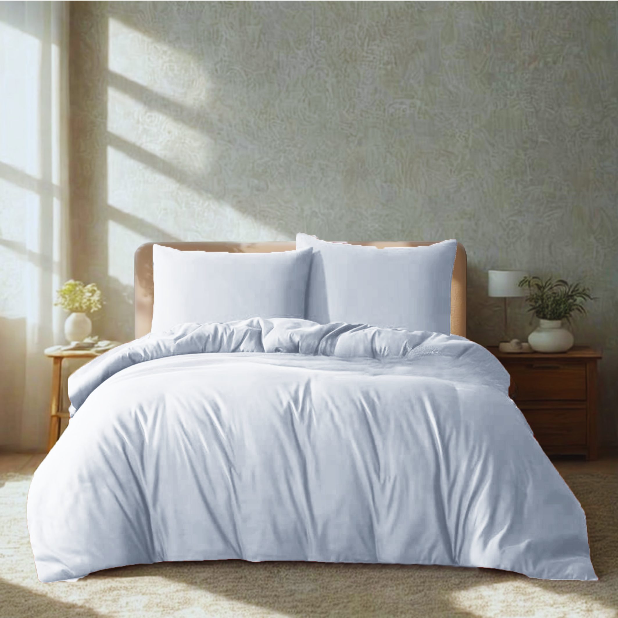 Komfortec Постельное белье Premium, 135 x 200 bis 220 x 240 cm, 6 verschiedene Größen zur Auswahl, gebürstet 100% Mikrofaser, 3 teilig, Superweiches Постельное белье-Set, Knitterfrei, Atmungsaktiv