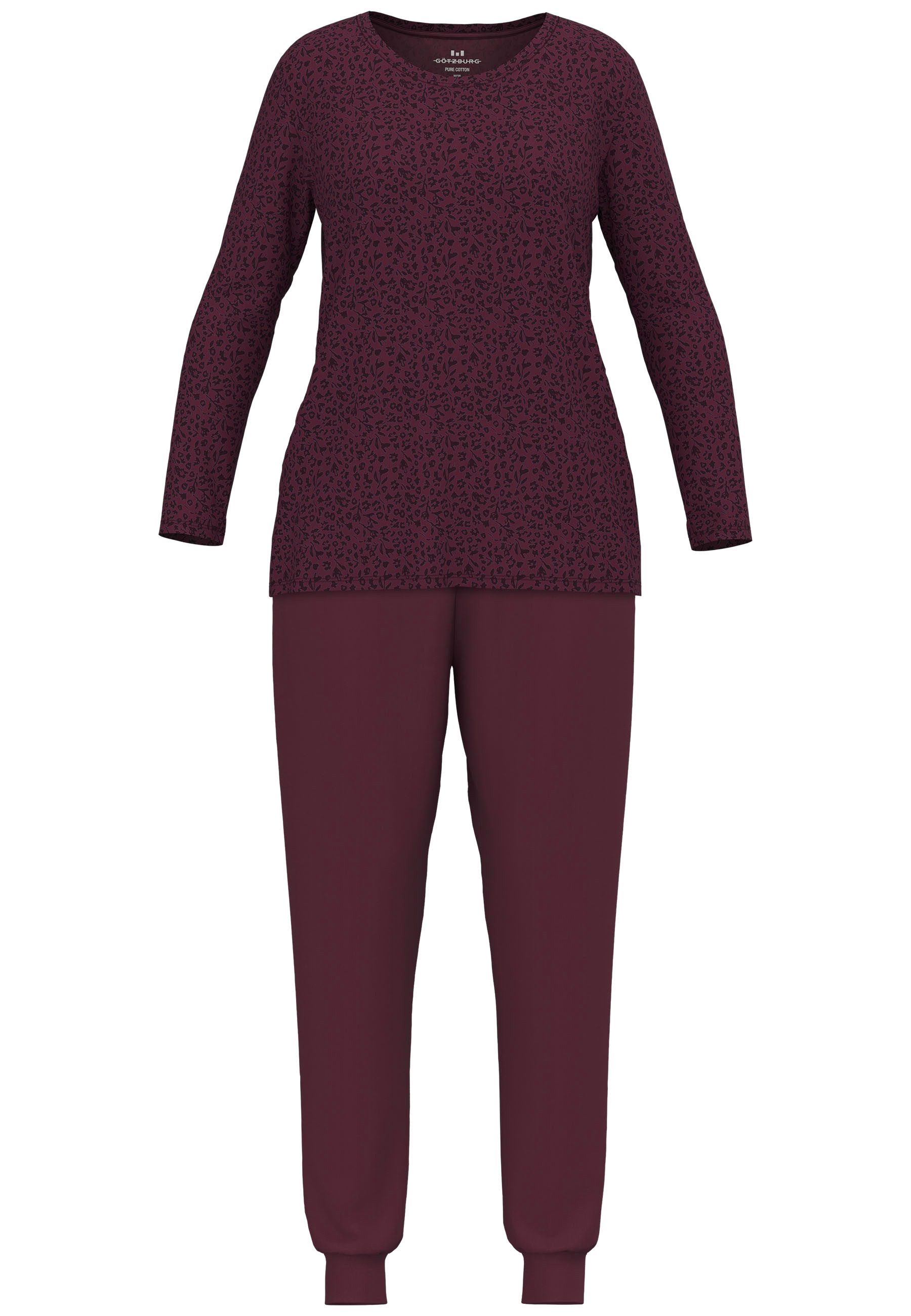 GÖTZBURG Schlafanzug Chania (2 tlg) mit Rundhalsausschnitt, lange Ärmeln, C günstig online kaufen