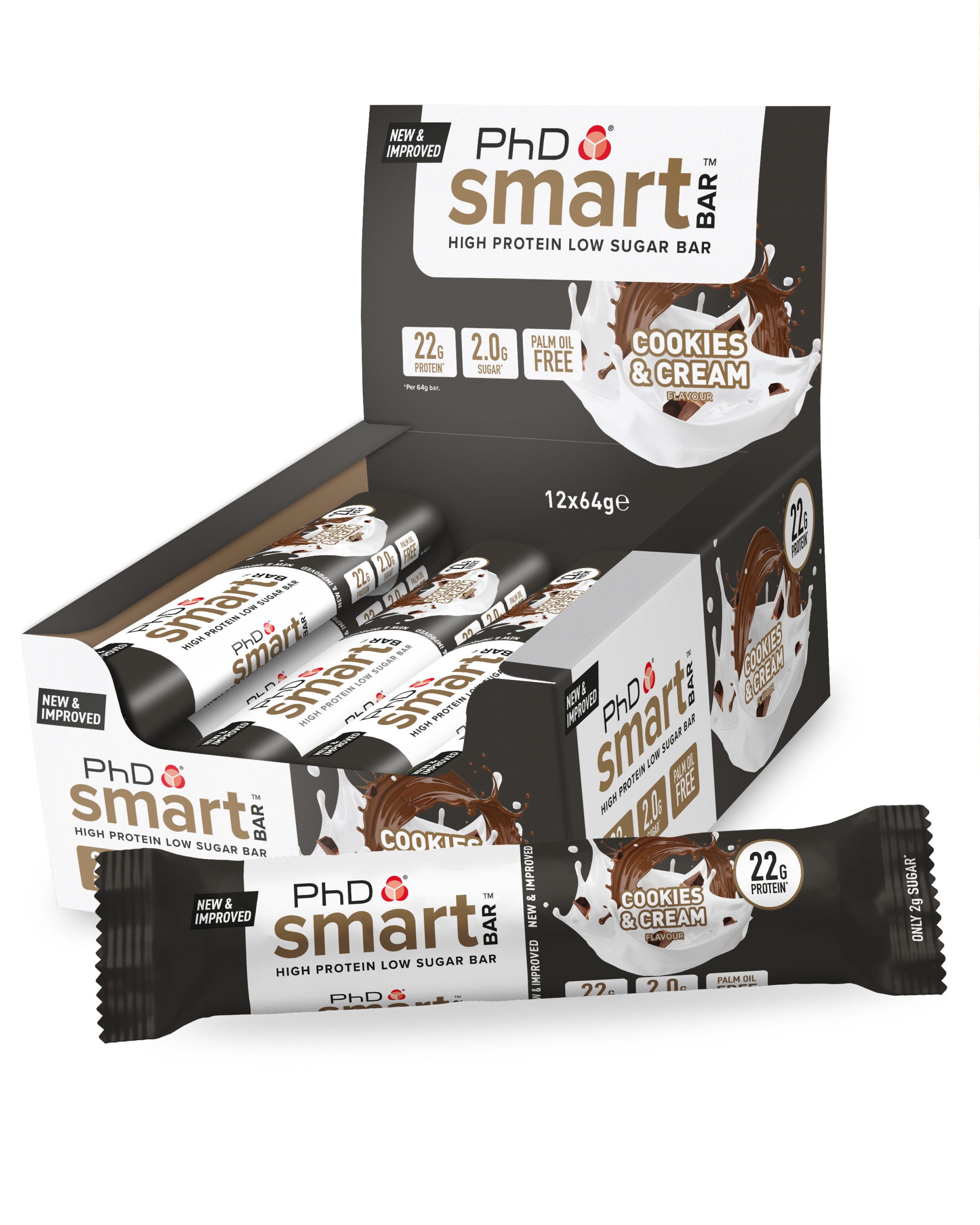 Science in Sport PhD Nutrition Smart Bar Protein Riegel, 64 g