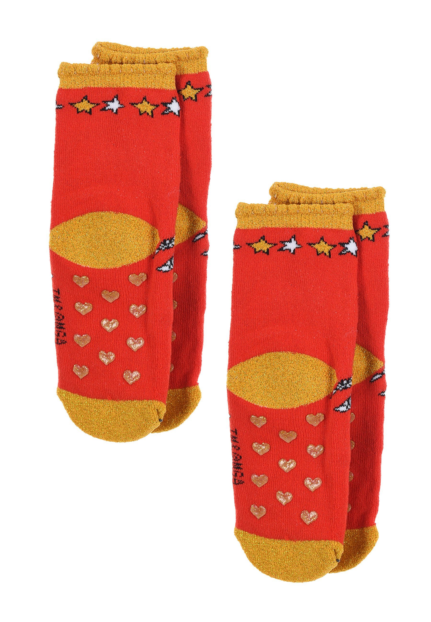 L.O.L. SURPRISE! ABS-Socken Kinder 2 Stopper-Socken Mädchen (2-Paar) Gumminoppen Strümpfe Paar mit anti-rutsch Noppen Socken
