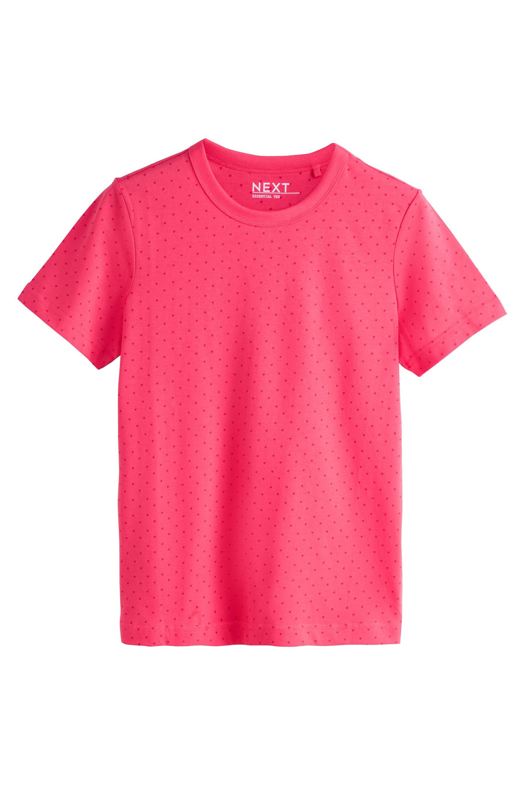 T-Shirt Essential Kurzarm-T-Shirt mit Rundhalsausschnitt