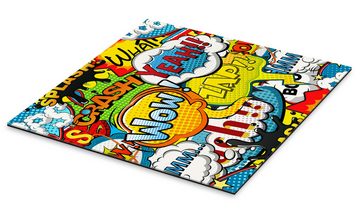 Posterlounge XXL-Wandbild Kidz Collection, Sprechblasen, Jungenzimmer Kindermotive