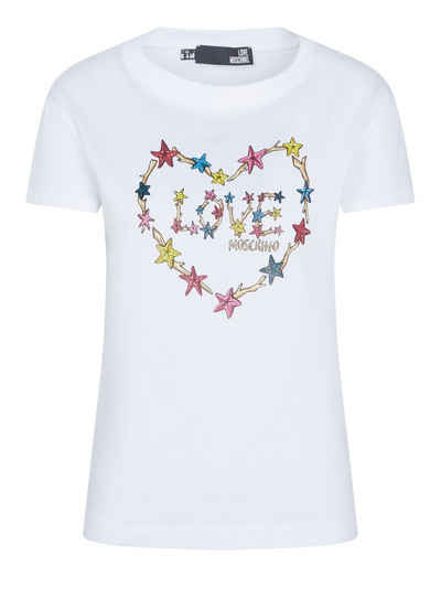 LOVE MOSCHINO T-Shirt Love Moschino Top weiss