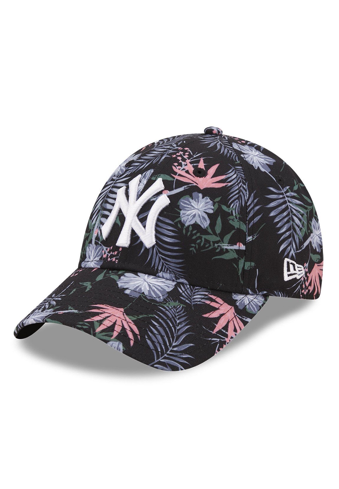 New Era Baseball Cap New Era Wmns Floral 9Forty Adjustable Cap NY YANKEES Schwarz