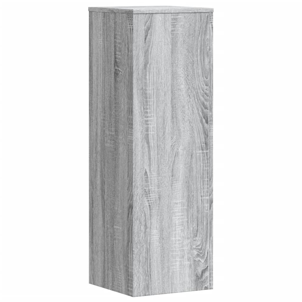 vidaXL Blumenständer Pflanzenständer Grau Sonoma 33x33x100 günstig online kaufen