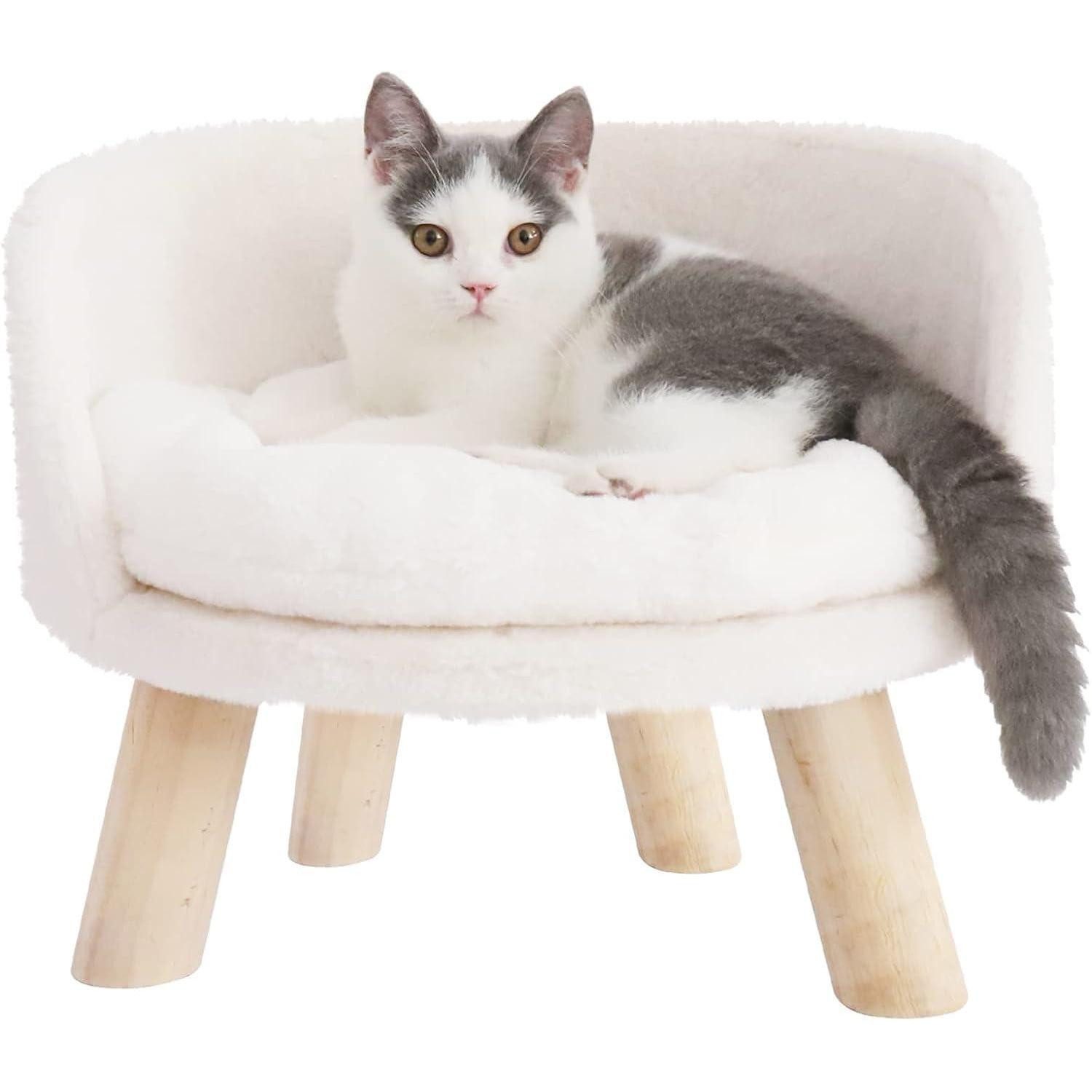 LuxusKollektion Tiersofa Katzensofa Beige 42x38x33cm